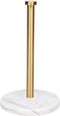 NearMoon Standing Paper Towel Holder for Kitchen Countertop, Standard or Jumbo-Sized Roll Holder with Marble Base