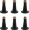 Kings Brand Furniture - Plastic Bed Frame Glide Legs | Set of 6 Replacement Feet for Bed Frame Wheels