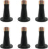 Kings Brand Furniture - Plastic Bed Frame Glide Legs | Set of 6 Replacement Feet for Bed Frame Wheels