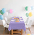 2 Pack 54 108 SietDESEO Light Purple Plastic Tablecloth Rectangle x Lavender Disposable Table Cloth Plastic Lavender