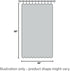 No. 918 Alison Floral Lace Sheer Rod Pocket Kitchen Curtain Tier Pair - 58" x 36", White