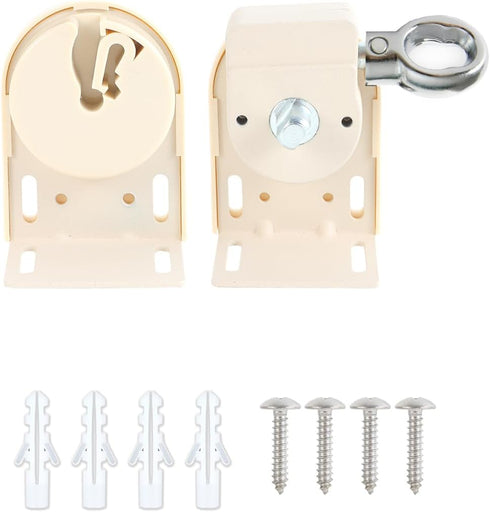 Sunshade Replacement Accessories, Metal Ring Installation Bracket, Universal for Coolaroo Roller Blinds, Beige
