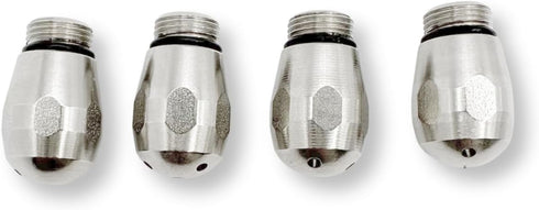 Steam Nozzle Set for Espresso Machines - 4 Piece Set Fits M10-10mm Nozzles for Rocket, ECM, La Spaziale, and More