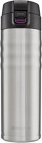Kyocera 17oz. Double Wall Vacuum Insulated Travel Mug, Ceramic Coated Interior, Stainless Steel