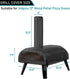 ZJYWSCH Pizza Oven Cover for Aidpiza Wood Pellet Pizza Oven, 12" Waterproof 600D Heavy Duty Portable Cover.