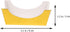 BESTonZON 100pcs Paper Baking Cups, Disposable Mousse Cake Cups for Christmas Party Wedding