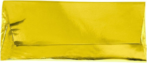 Foil Wrapper - 100 Pack Candy Bar Wrappers, 6" x 7.5", Gold, Best for 1.55Oz Candies/Chocolate Bars