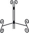 6 Inch Plate Stands for Display, 1 Pack Black Iron Adjustable Easel for Photos, Picture Frames, and Home Decoration