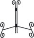 6 Inch Plate Stands for Display, 1 Pack Black Iron Adjustable Easel for Photos, Picture Frames, and Home Decoration