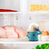 Chilly Blue Mama Fridge Odor Absorber - Refrigerator Moisture Absorber & Freshener Holder with Baking Soda