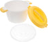 CALLARON Soup Microwave Rice Cooker Steamer Bowl: Portable Food Steamer Pot for Pasta, Fish, Vegetables, Ramen (Random