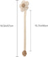 Magnetic Window Curtain Rope Holdbacks - 2 Pieces Simple Sunflower Decorative Knitted Cord Drapery Holder for Home