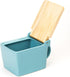Countertop 16 oz Zero Japan Bee House Premium Salt Box with Hinoki Lid - Container for Sea Salt, and Spices - Elegant
