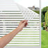 LEMON CLOUD Self-Adhesive Privacy Window Film, No-Glue Static Cling Stripe Pattern, 17.5 x 78.7 Inch