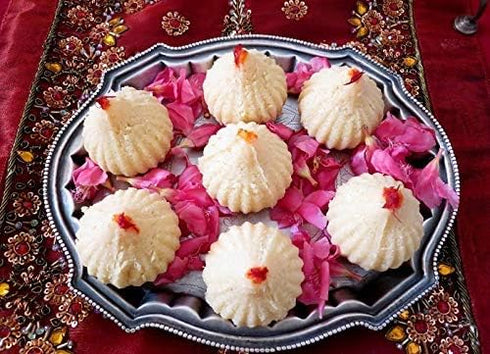 Ganpati Modak Mould/Modak Maker Set of 2, Plastic Chocolate Cake Mould