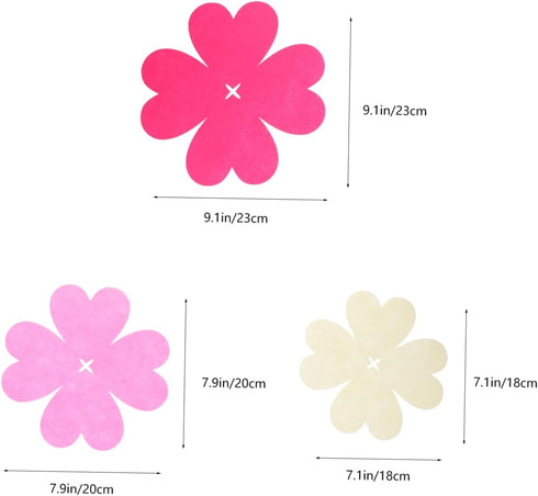 6pcs Nonstick Pan Protector Cup Coasters, Anti-Slip Cutlery Placemat Table Mat for Stacking Pot Cushion