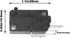3PCS Micro Switch KW3AT-16A Replacement Part for Microwave Oven Door, High Temperature Resistance