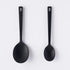 Silicone Cooking Spoon: Small 25cm Black