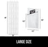 GORILLA GRIP Over the Door Shoe Organizer, 24 Large Breathable Mesh Pockets, Space Saving Storage Holder, White