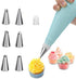 Piping Bag and Tips Cake Decorating Kit, Includes Cupcake Icing Tips with Pastry Bag