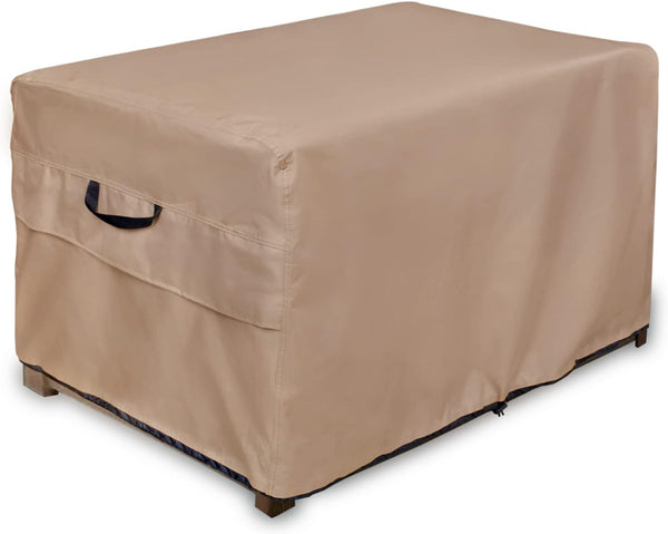 ULTCOVER Patio Deck Box Storage Bench Cover - Waterproof Outdoor Rectangular Fire