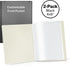 CRANBURY Small Photo Album 4x6 (Black), 2-Pack Mini Plastic Picture Album Binder, 24 Pockets for 48 Pictures