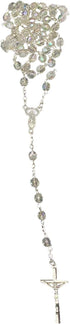 Lito First Communion Candle Set for Boys - White Silver Cross Candle Kit for Holy 1st Communion