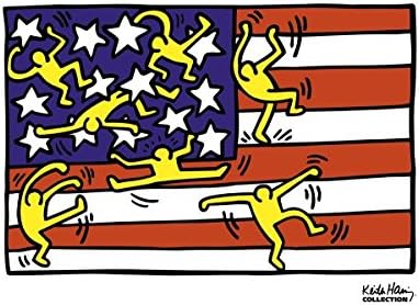 Bruce McGaw Graphics American Music Festival Art Print Poster - New York City Ballet, 1988, Keith Haring, Paper Size