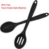 2 Pieces Silicone Nonstick Mixing Spoons, BPA Free, High Heat Resistant, Hygienic Design for Cooking