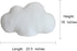 FLYING BALLOON Lovely Cartoon Clouds Shaped Throw Pillows Waist Rest Cushion Bedrest Reading Pillows Chair Back Cushion