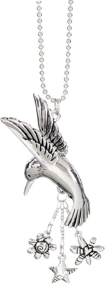 Ganz Hummingbird Zinc Car Charm, New