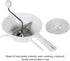 Multifunctional Manual Food Grinder Mixer - Salad Vegetable Fruit Blender with 3 Interchangeable Discs