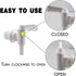 PERA 4 Pack Bottling Bucket Plastic Spigot - Replacement Spigot for Beer or Soda Homebrewing