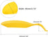uxcell Silicone Spoon Rest, 7.68" x 3.74" Heat Resistant Kitchen Utensil Holder Spatula Ladle Rest for Counter Stove Top, Yellow 4Pcs