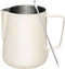 Milk Frothing Pitcher, 20oz Stainless Steel Cup with Clear Scale, Cappuccino Accessories for Barista Coffee Bar