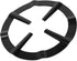 Haofy Stainless Iron Stove Support Rack, Cast Iron Wok Support, Black Coffee Pot Shelf for Gas Range Grate Support Stand