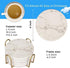 6 Pack Set White Marble Coaster with Holder Absorbent Drink Coasters Ceramic Cute Coaster Bar Dining Coffee Table