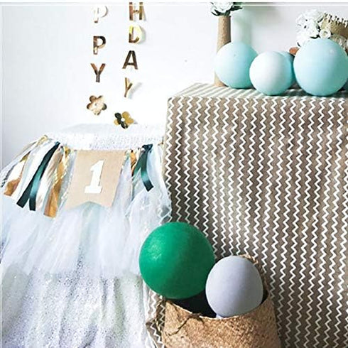 1st Field Green Style Highchair Banner Baby Girls Boys Birthday Party High Chair Bunting Garland Decoration (Grassland