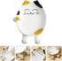 OURASHERO Multifunctional Ceramic Spoon Rest - Cute Cat Shape Utensil Holder for Kitchen Counter & Stove