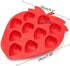 Chocolate Candy Silicone Mold for Strawberries, Pineapples, Apples, Flexible Baking Molds for Gummy Candies