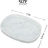 Marble Vanity Tray, Decorative Oval Storage Organizer for Mini Bathroom Kitchen Dresser Jewelry Dish, Counter or Desk