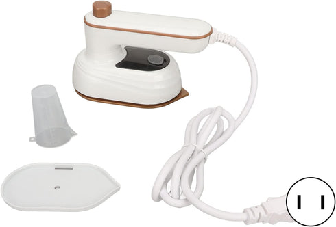 Mini Steam Iron with Folding Handle, 110-220V Small Ironing Machine for Home