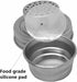 4 Stainless Steel Mason Jar Shaker Lids with Silicone Seals for Dredging Flour, Spices, Sugar, Salt, Peppers