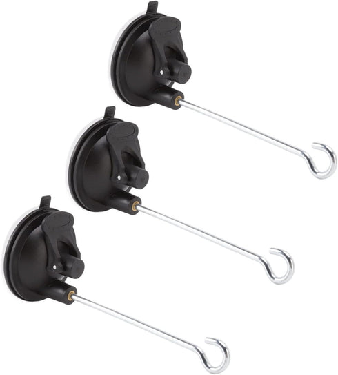 Yosoo 3 Pcs Bird Feeder Wall Mount, Window Suction Cup Feeders with Hooks for Plant Decoration