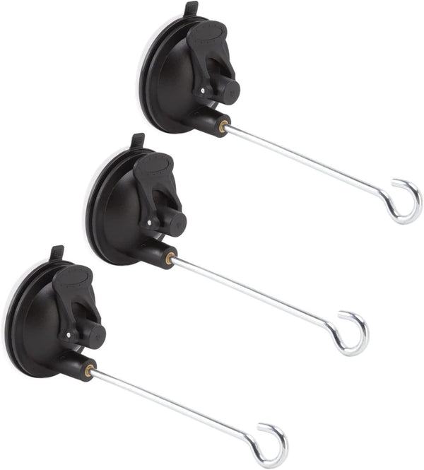 Yosoo 3 Pcs Bird Feeder Wall Mount, Window Suction Cup Feeders with Hooks for Plant Decoration