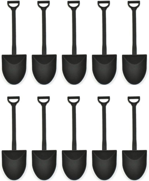 100Pcs Cute Disposable Plastic Mini Shovels, Pudding Yogurt Spoons, Ice Cream Dessert Spoon