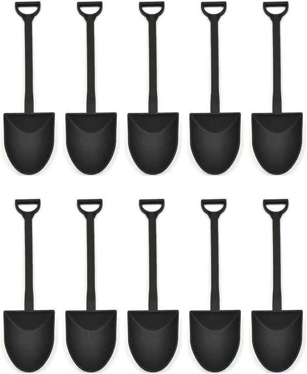 100Pcs Cute Disposable Plastic Mini Shovels, Pudding Yogurt Spoons, Ice Cream Dessert Spoon
