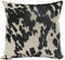 luvfabrics Pillow Cover, Cow Madness Velvet Suede 18"x18", Home Decor (Black)