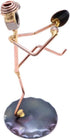 Handmade Metal Art Figurine Baseball Pitcher Collectible, Desk Accessories, Trophy, Office Decor, Boss Gift, Sports.