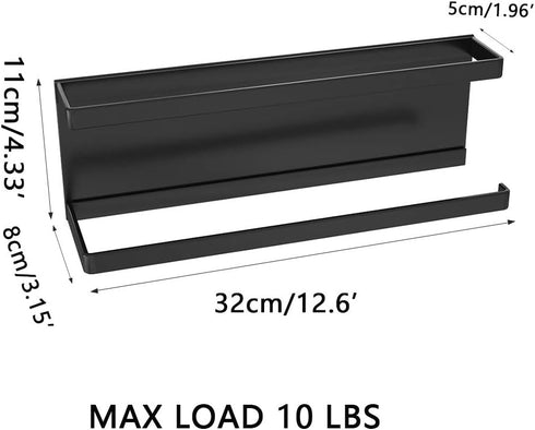 Magnetic Paper Towel Holder for Refrigerator, Kitchen Towel Bar Magnetic Paper Rack Multi Function Made of Iron,Used